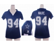 nike women nfl jerseys dallas cowboys #94 ware blue[draft him ii top]