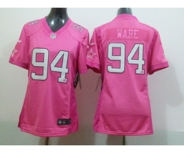 nike women nfl jerseys dallas cowboys #94 ware pink[2012 nike love]