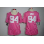 nike women nfl jerseys dallas cowboys #94 ware pink[breast cancer awareness]