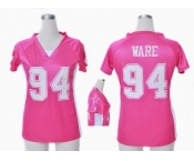 nike women nfl jerseys dallas cowboys #94 ware pink[draft him ii top]