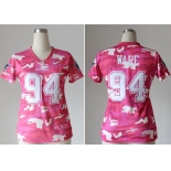 nike women nfl jerseys dallas cowboys #94 ware pink[fashion camo]