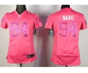 nike women nfl jerseys dallas cowboys #94 ware pink[nike]