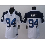 nike women nfl jerseys dallas cowboys #94 ware white[nike throwback]