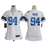 nike women nfl jerseys dallas cowboys #94 ware white[nike]