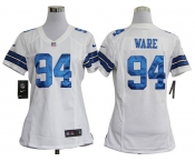 nike women nfl jerseys dallas cowboys #94 ware white[nike]