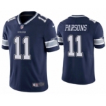 Youth Dallas Cowboys #11 Micah Parsons 2021 NFL Draft Navy Vapor Limited Stitched Jersey