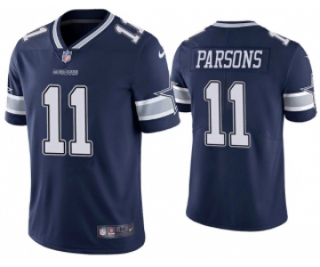 Youth Dallas Cowboys #11 Micah Parsons 2021 NFL Draft Navy Vapor Limited Stitched Jersey