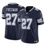 Youth Dallas Cowboys #27 Royce Freeman Navy 2023 F.U.S.E. Vapor Untouchable Limited Stitched Football Jersey