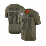 Youth Dallas Cowboys #71 La'el Collins Limited Camo 2019 Salute to Service Football Jersey