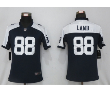 Youth Dallas Cowboys #88 CeeDee Lamb Navy Blue Throwback Alternate Vapor Untouchable Limited Player Football Jersey