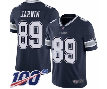 Youth Dallas Cowboys #89 Blake Jarwin Navy Blue Team Color Vapor Untouchable Limited Player 100th Season Football Jersey