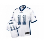 Youth Nike Dallas Cowboys #11 Cole Beasley Elite White Drift Fashion NFL Jersey