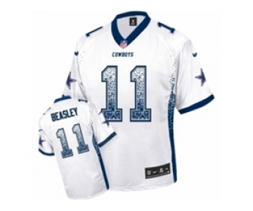 Youth Nike Dallas Cowboys #11 Cole Beasley Elite White Drift Fashion NFL Jersey