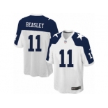 Youth Nike Dallas Cowboys #11 Cole Beasley Game White Throwback Alternate NFL Jersey