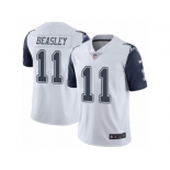 Youth Nike Dallas Cowboys #11 Cole Beasley Limited White Rush NFL Jersey