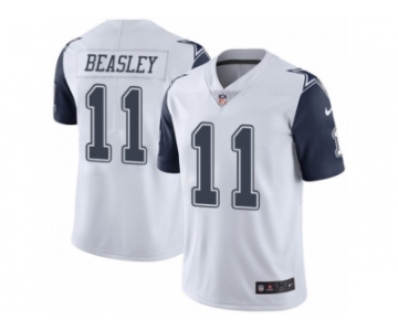 Youth Nike Dallas Cowboys #11 Cole Beasley Limited White Rush NFL Jersey