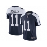 Youth Nike Dallas Cowboys #11 Cole Beasley Vapor Untouchable Limited Navy Blue Throwback Alternate NFL Jersey