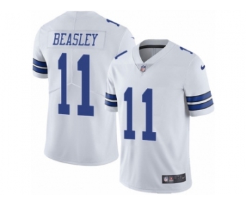 Youth Nike Dallas Cowboys #11 Cole Beasley Vapor Untouchable Limited White NFL Jersey