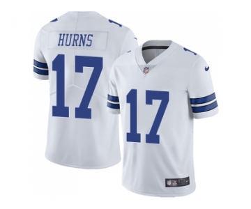 Youth Nike Dallas Cowboys #17 Allen Hurns White Stitched NFL Vapor Untouchable Limited Jersey