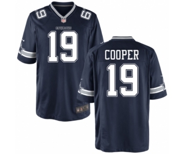 Youth Nike Dallas Cowboys #19 Amari Cooper Game Navy Blue Team Color NFL Jersey