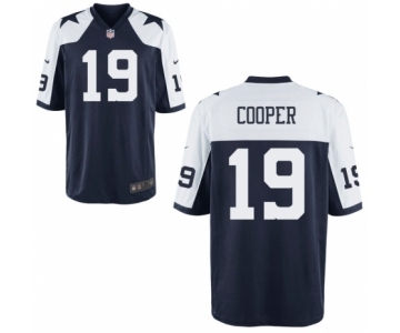 Youth Nike Dallas Cowboys #19 Amari Cooper Game Navy Blue Throwback Alternate NFL Jersey