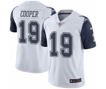 Youth Nike Dallas Cowboys #19 Amari Cooper Limited White Rush Vapor Untouchable NFL Jersey