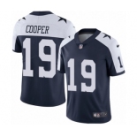 Youth Nike Dallas Cowboys #19 Amari Cooper Navy Blue Throwback Alternate Vapor Untouchable Limited Player NFL Jersey