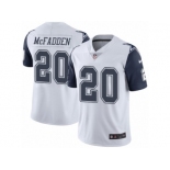 Youth Nike Dallas Cowboys #20 Darren McFadden Limited White Rush NFL Jersey