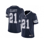 Youth Nike Dallas Cowboys #21 Ezekiel Elliott Vapor Untouchable Limited Navy Blue Team Color NFL Jersey