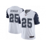 Youth Nike Dallas Cowboys #25 Lance Dunbar Limited White Rush NFL Jersey