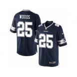 Youth Nike Dallas Cowboys #25 Xavier Woods Limited Navy Blue Team Color NFL Jersey