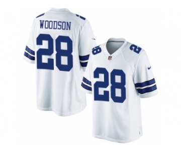 Youth Nike Dallas Cowboys #28 Darren Woodson Limited White NFL Jersey