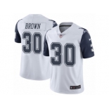 Youth Nike Dallas Cowboys #30 Anthony Brown Limited White Rush NFL Jersey