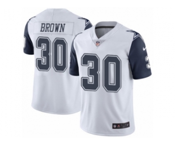 Youth Nike Dallas Cowboys #30 Anthony Brown Limited White Rush NFL Jersey