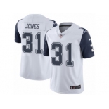 Youth Nike Dallas Cowboys #31 Byron Jones Limited White Rush NFL Jersey