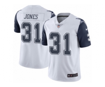 Youth Nike Dallas Cowboys #31 Byron Jones Limited White Rush NFL Jersey