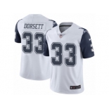 Youth Nike Dallas Cowboys #33 Tony Dorsett Limited White Rush NFL Jersey