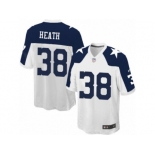 Youth Nike Dallas Cowboys #38 Jeff Heath Game White Throwback Alternate NFL Jersey