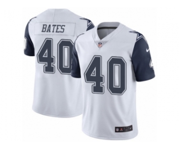 Youth Nike Dallas Cowboys #40 Bill Bates Limited White Rush NFL Jersey