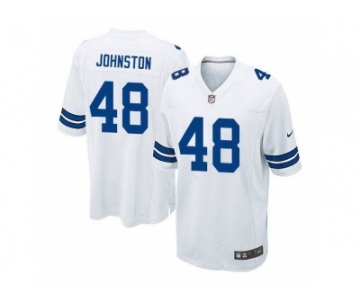 Youth Nike Dallas Cowboys #48 Daryl Johnston White Stitched NFL Elite Jersey