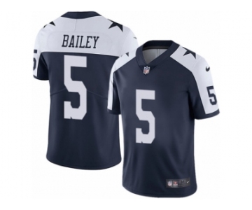 Youth Nike Dallas Cowboys #5 Dan Bailey Vapor Untouchable Limited Navy Blue Throwback Alternate NFL Jersey