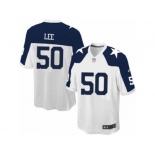 Youth Nike Dallas Cowboys #50 Sean Lee Game White Throwback Alternate NFL Jersey