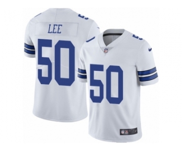 Youth Nike Dallas Cowboys #50 Sean Lee Vapor Untouchable Limited White NFL Jersey