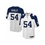 Youth Nike Dallas Cowboys #54 Chuck Howley Game White Throwback Alternate NFL Jersey