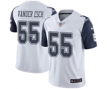 Youth Nike Dallas Cowboys #55 Leighton Vander Esch Limited White Rush Vapor Untouchable NFL Jersey