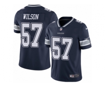 Youth Nike Dallas Cowboys #57 Damien Wilson Navy Blue Team Color Vapor Untouchable Limited Player NFL Jersey