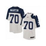 Youth Nike Dallas Cowboys #70 Zack Martin Limited White Throwback Alternate NFL Jersey