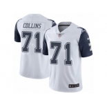 Youth Nike Dallas Cowboys #71 La'el Collins Limited White Rush NFL Jersey