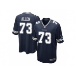 Youth Nike Dallas Cowboys #73 Larry Allen Navy Blue Stitched NFL jersey