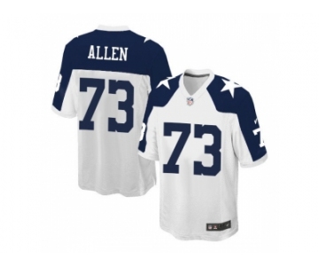 Youth Nike Dallas Cowboys #73 Larry Allen White Stitched NFL Elite Throwback Alternate jersey